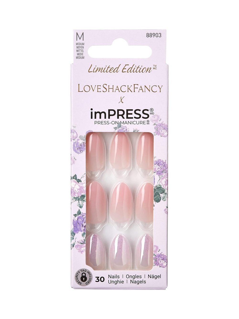 imPRESS LoveShackFancy Limited Edition Pink Press-On Manicure